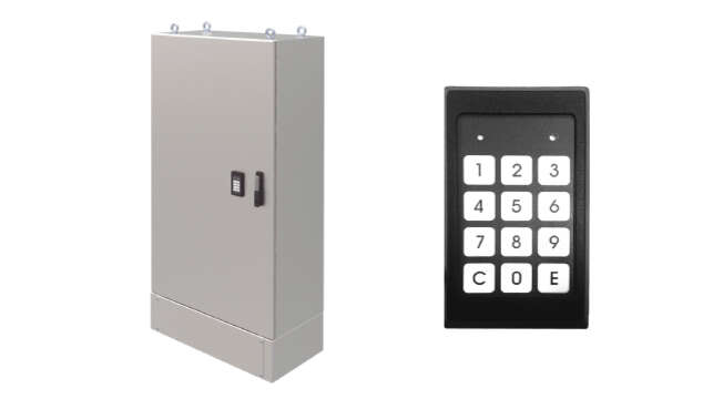 Electronic Opening Handle for Enclosures · Delvalle Box